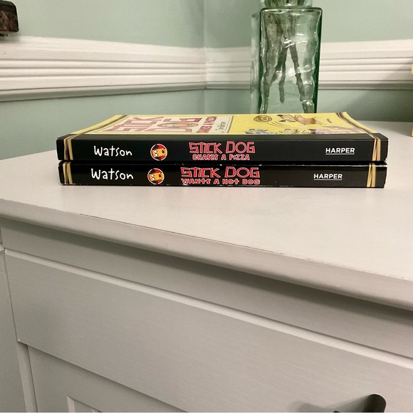 Stick Dog by Tom Watson - CHASES A PIZZA & WANTS A HOT DOG - Picture 3 of 3